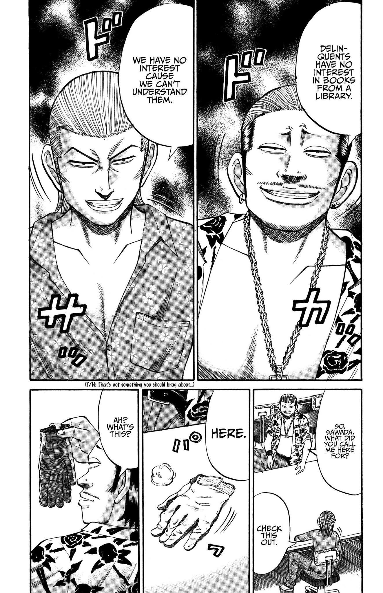 Nanba MG5 Chapter 67 page 13 - Chapter 67: Be quiet in the library