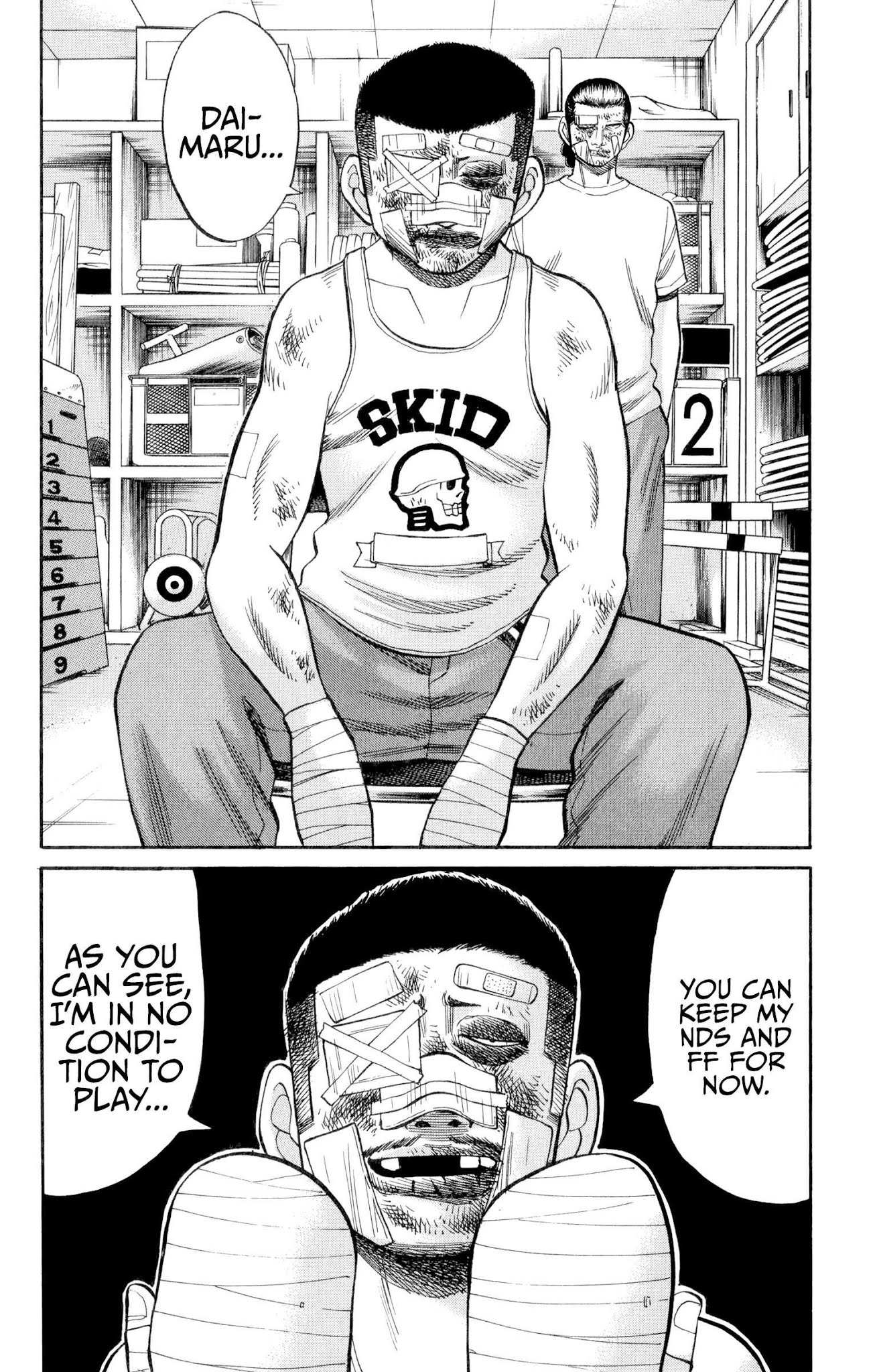 Nanba MG5 Chapter 67 page 4 - Chapter 67: Be quiet in the library