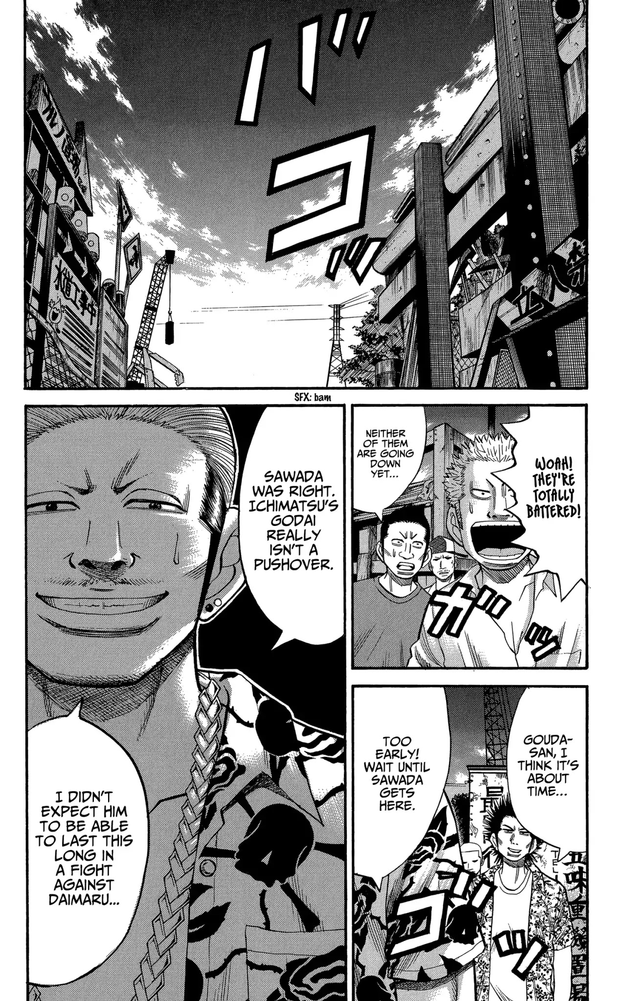 Nanba MG5 Chapter 68 page 12 - Chapter 68: Godai vs. Daimaru