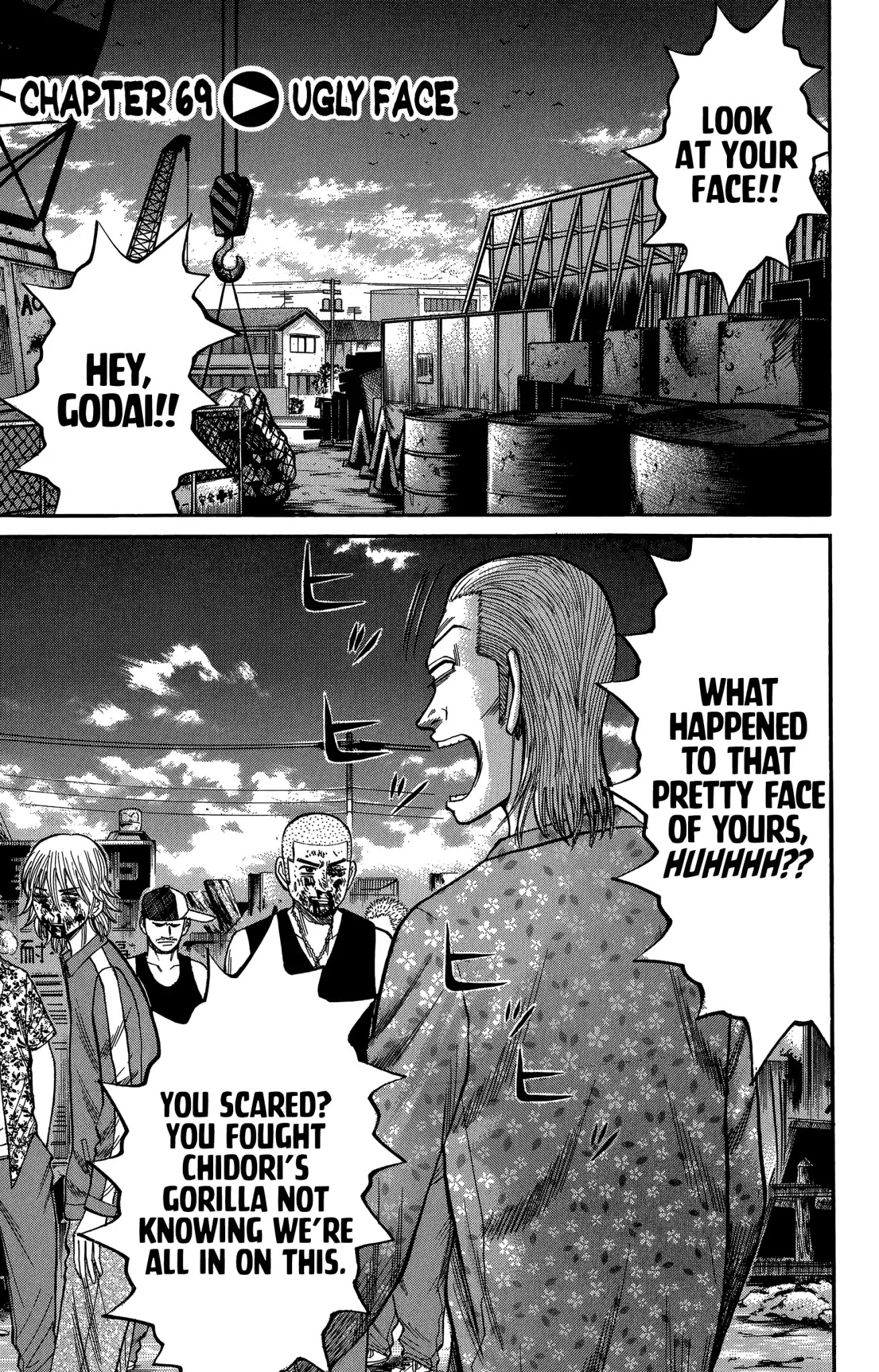 Nanba MG5 Chapter 69 page 1 - Chapter 69: Ugly Face