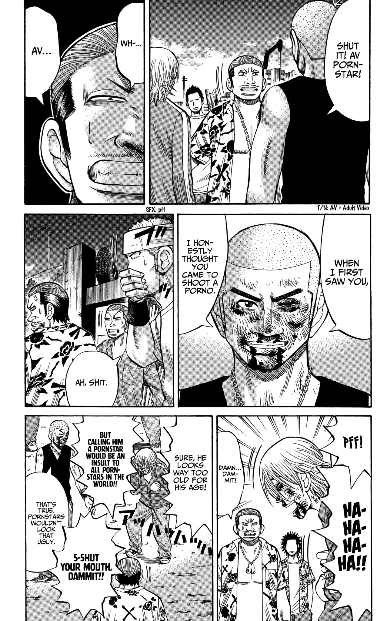 Nanba MG5 Chapter 69 page 5 - Chapter 69: Ugly Face