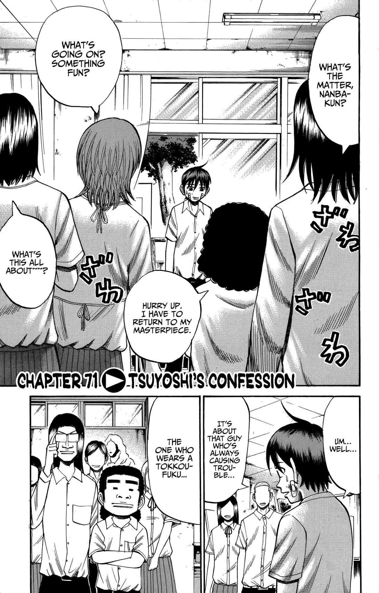 Nanba MG5 Chapter 71 page 8 - Chapter 71: Tsuyoshi's confession