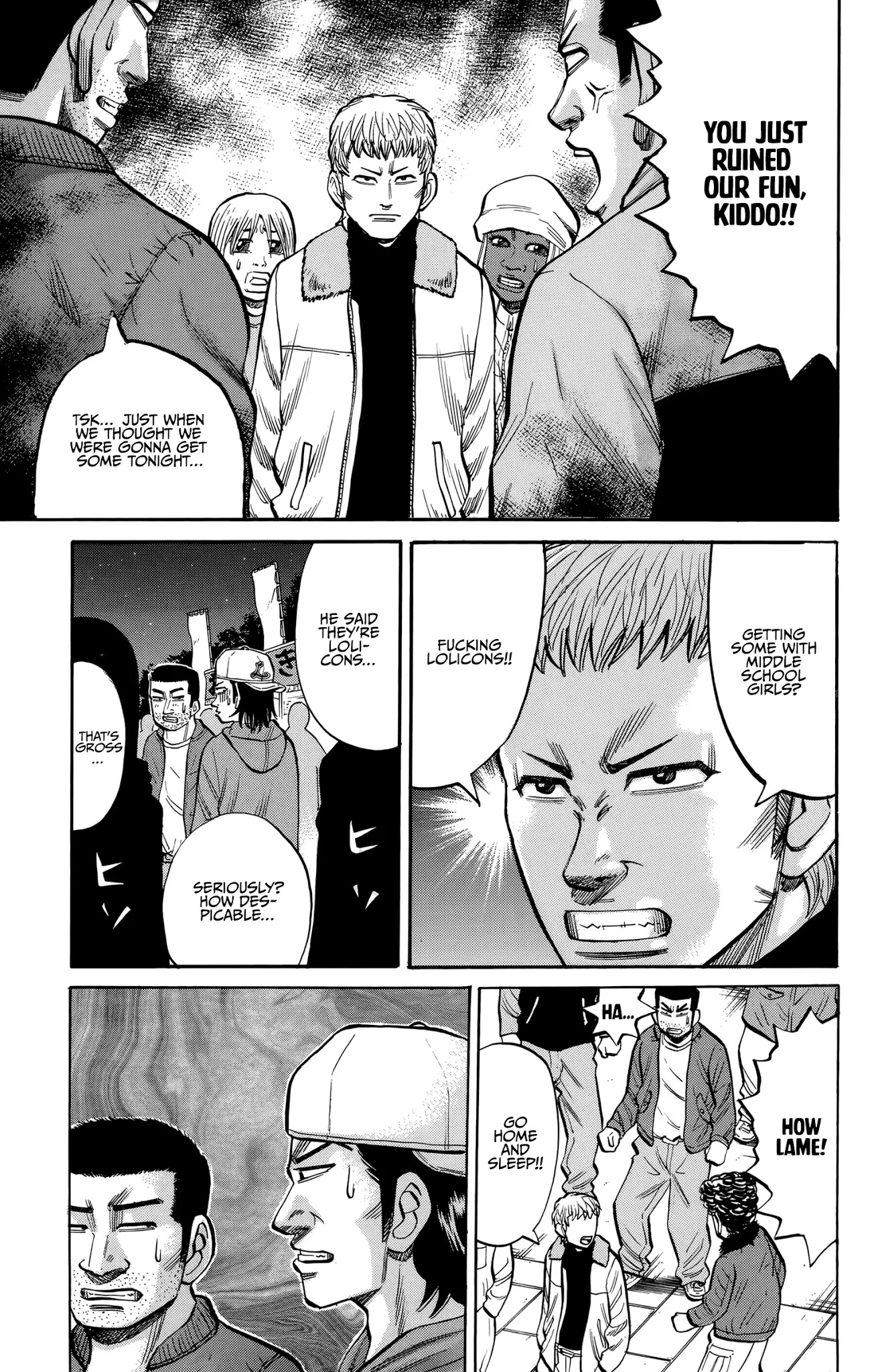 Nanba MG5 Chapter 89 page 22 - Chapter 89: Tsuyoshi and Tetsu