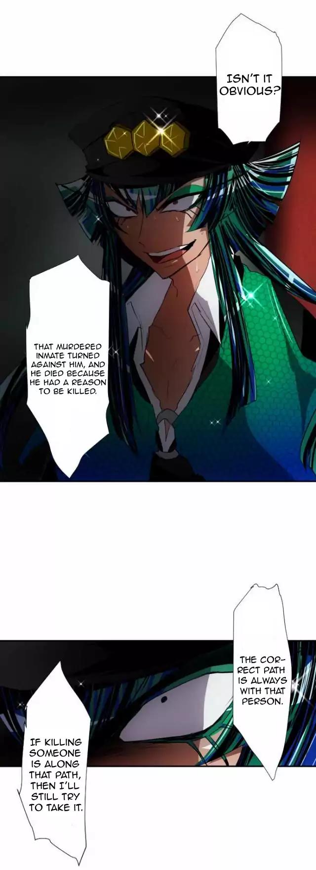 Nanbaka Chapter 106 page 24 - Chapter 106: An Okama is More Terrifying Than Any Natural Disaster