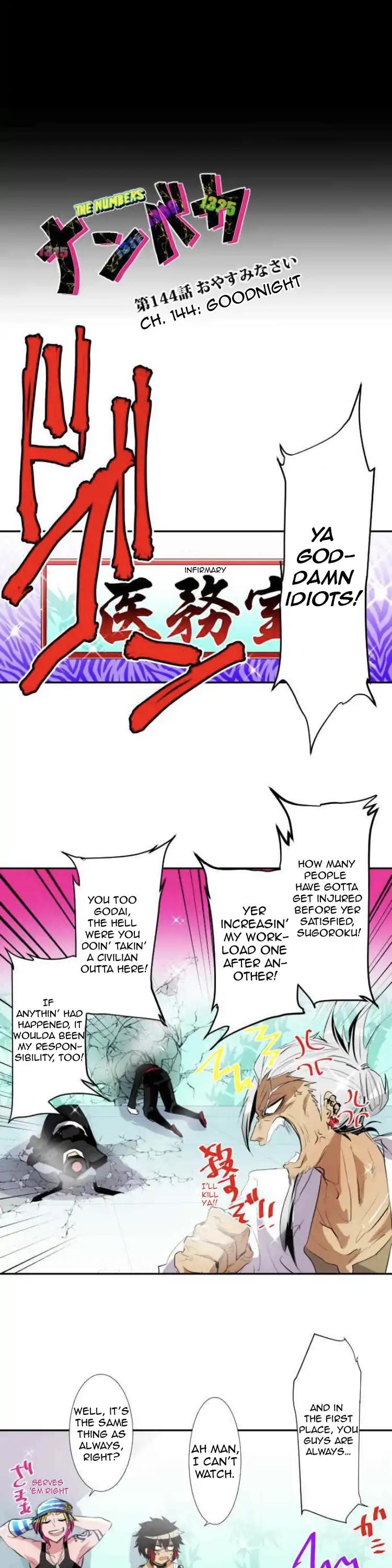 Nanbaka Chapter 144 page 3 - Chapter 144: Goodnight