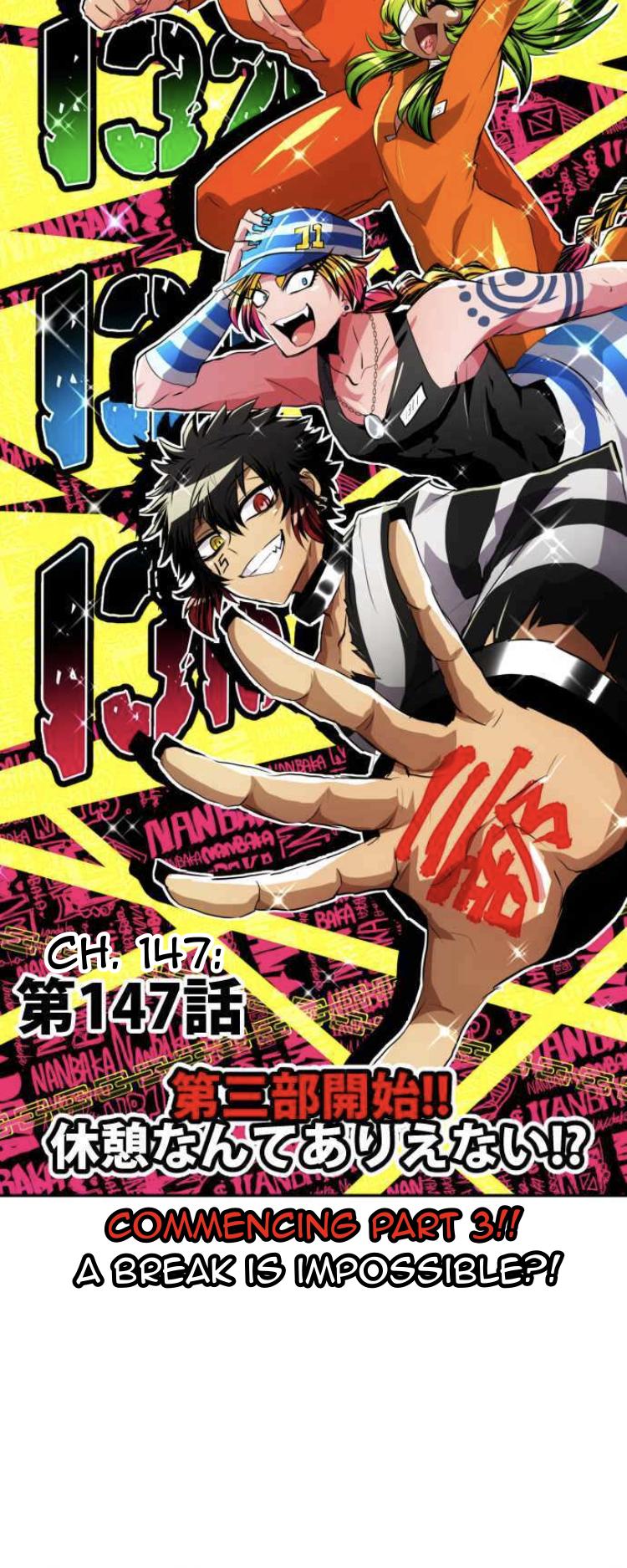 Nanbaka Chapter 147 page 5 - Chapter 147: Commencing Part 3!! A Break Is Impossible?!