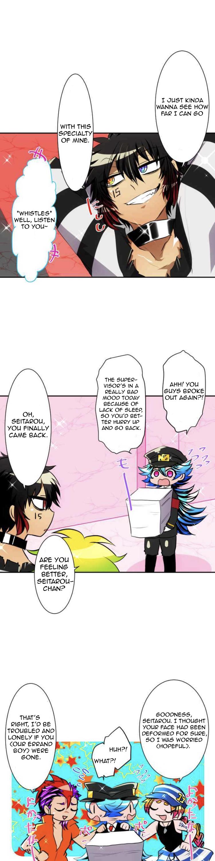 Nanbaka Chapter 147 page 7 - Chapter 147: Commencing Part 3!! A Break Is Impossible?!
