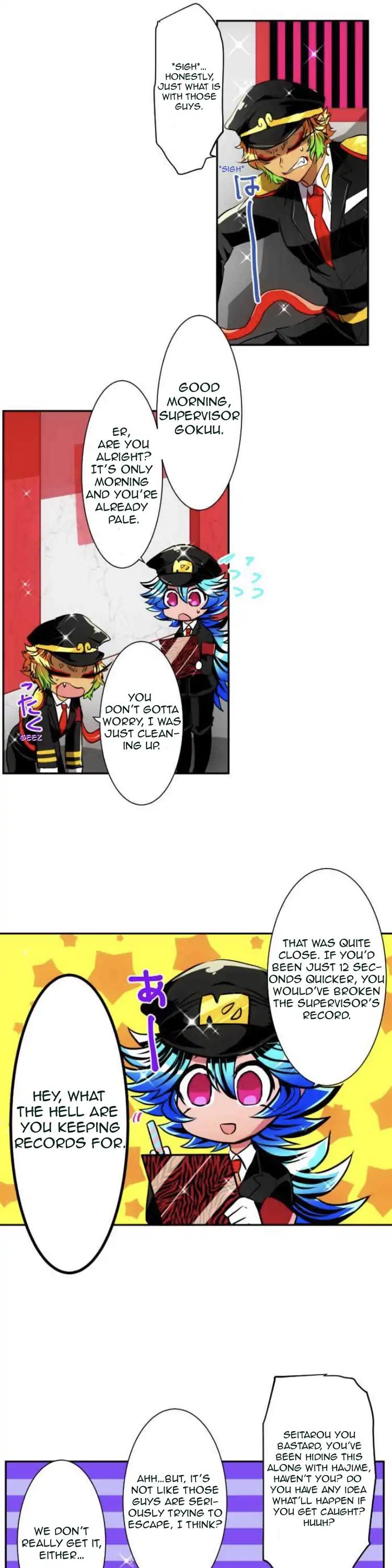 Nanbaka Chapter 149 page 10 - Chapter 149: The Return of Samon's Infuriating Day [First Half]