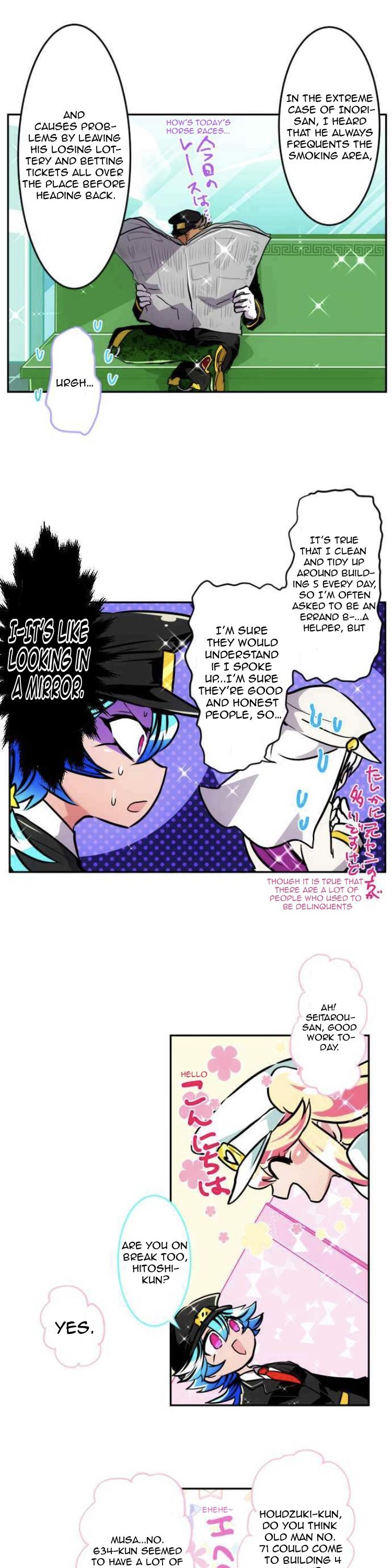 Nanbaka Chapter 161 page 11 - Chapter 161: Seitarou's Peaceful Break