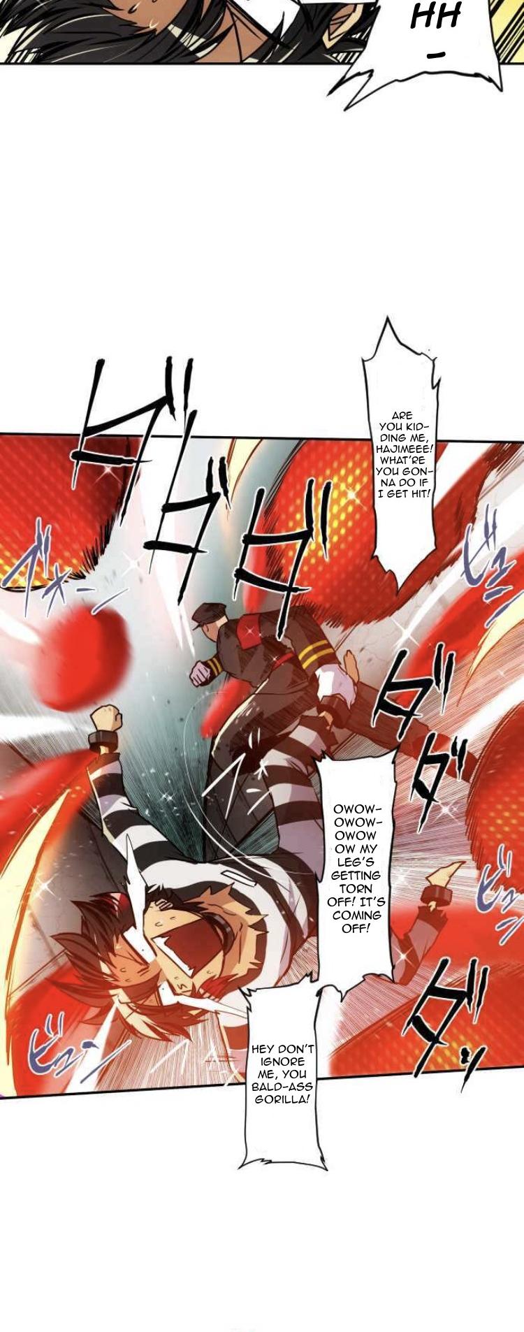 Nanbaka Chapter 163 page 13 - Chapter 163: Hajime and Jyugo's Early-Morning DEAD Race 2