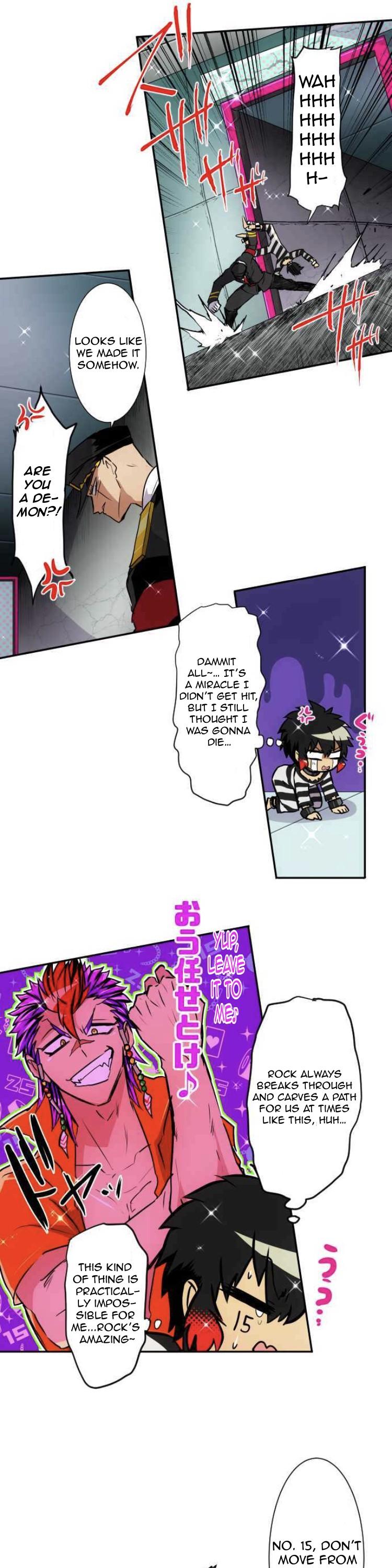 Nanbaka Chapter 163 page 14 - Chapter 163: Hajime and Jyugo's Early-Morning DEAD Race 2