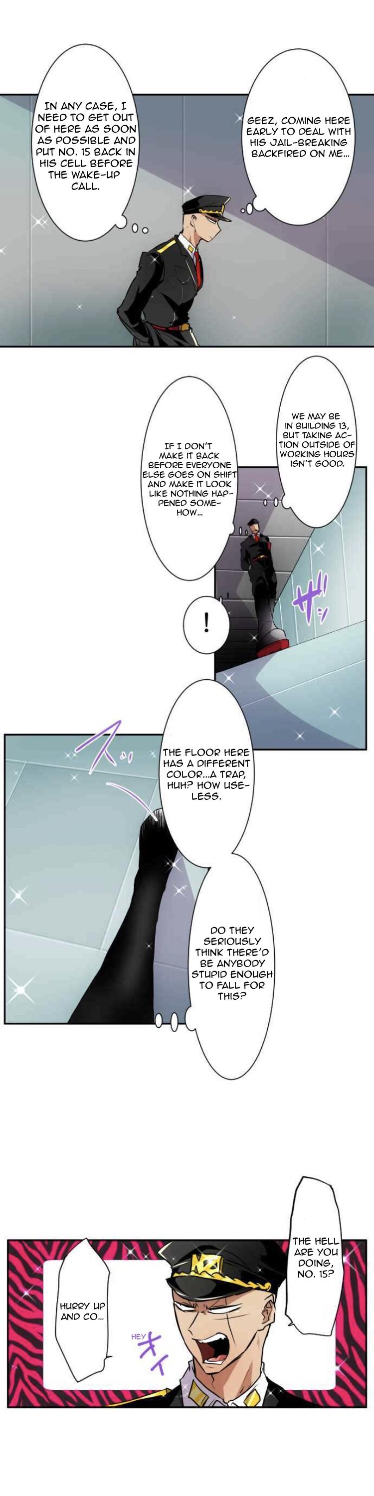 Nanbaka Chapter 163 page 3 - Chapter 163: Hajime and Jyugo's Early-Morning DEAD Race 2