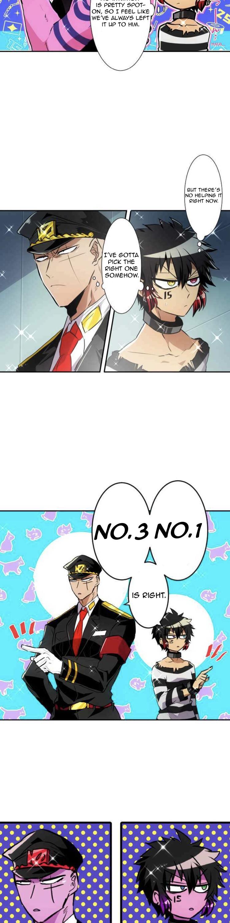 Nanbaka Chapter 163 page 7 - Chapter 163: Hajime and Jyugo's Early-Morning DEAD Race 2