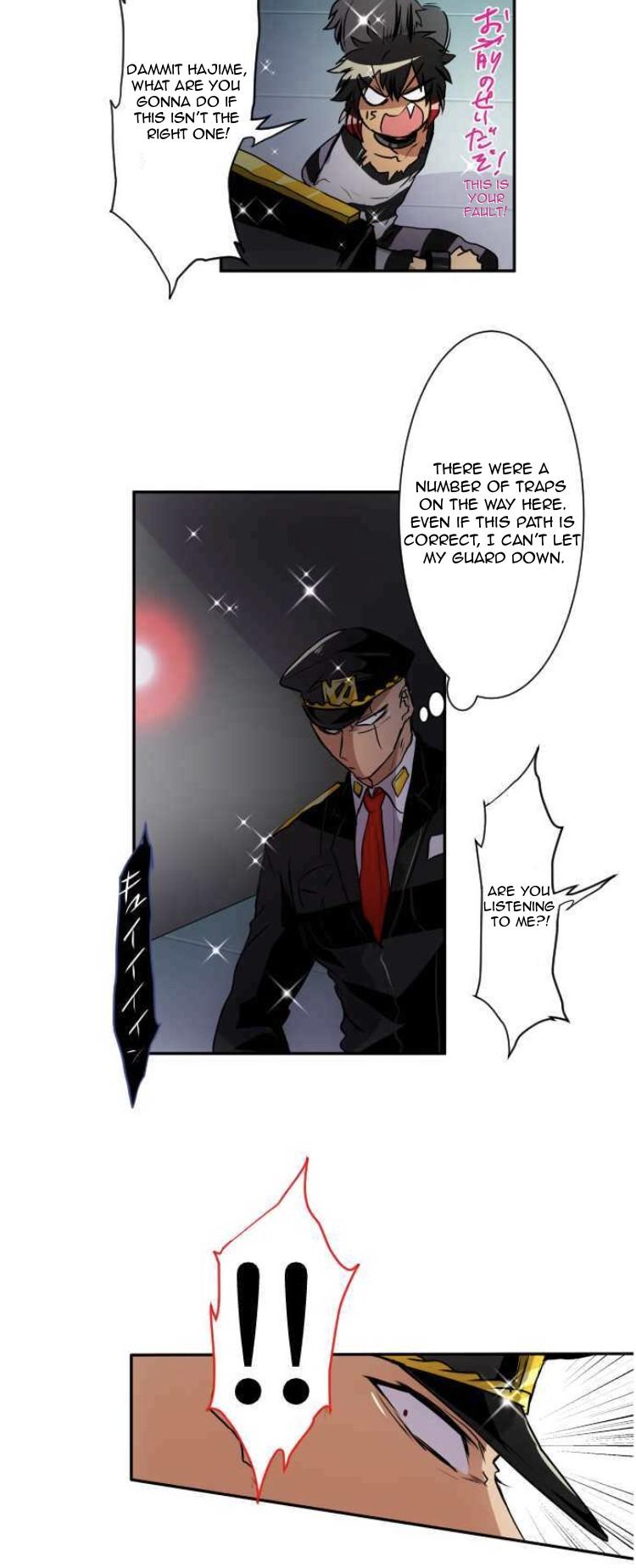 Nanbaka Chapter 163 page 9 - Chapter 163: Hajime and Jyugo's Early-Morning DEAD Race 2