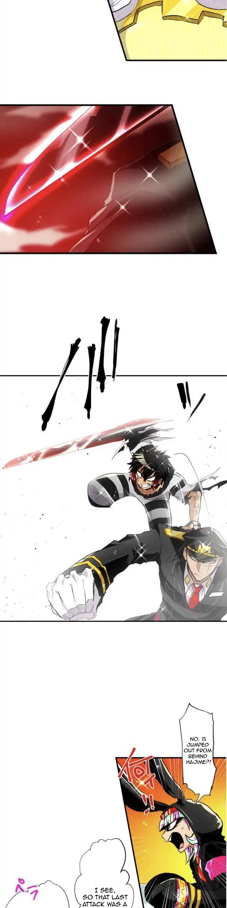 Nanbaka Chapter 167 page 11 - Chapter 167: Hajime and Jyugo's Early-Morning DEAD Race 6