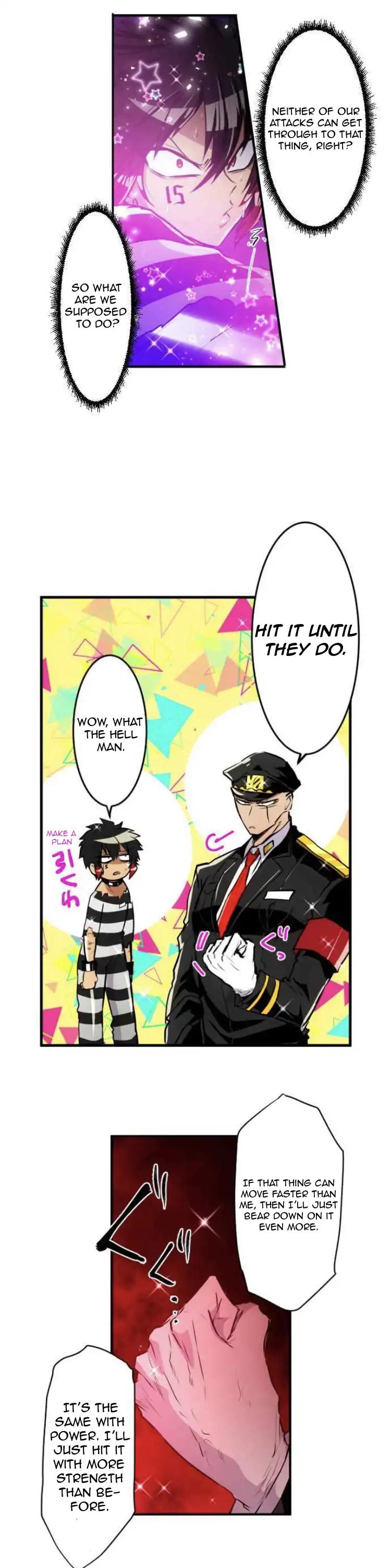 Nanbaka Chapter 167 page 14 - Chapter 167: Hajime and Jyugo's Early-Morning DEAD Race 6