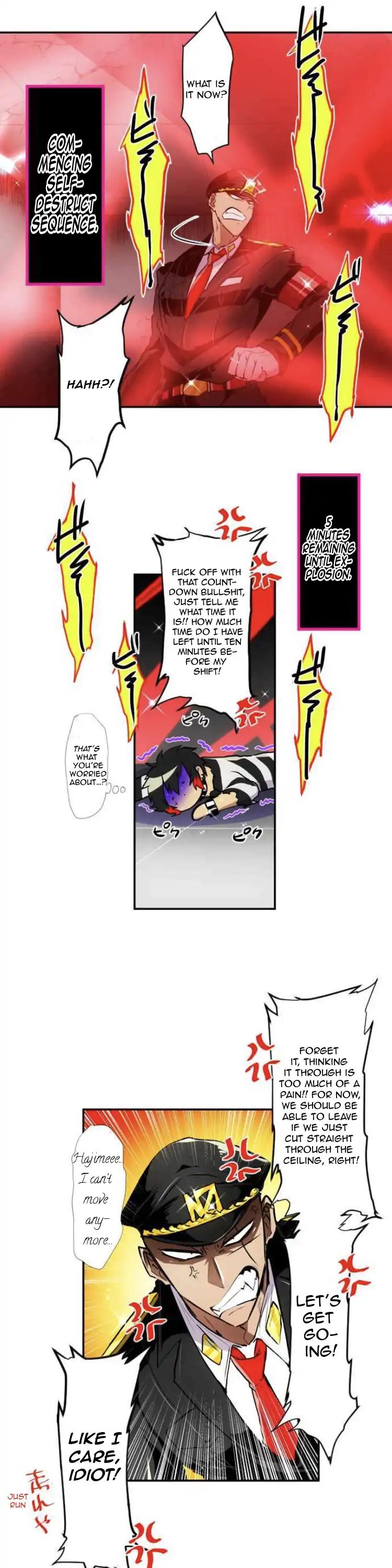 Nanbaka Chapter 167 page 29 - Chapter 167: Hajime and Jyugo's Early-Morning DEAD Race 6