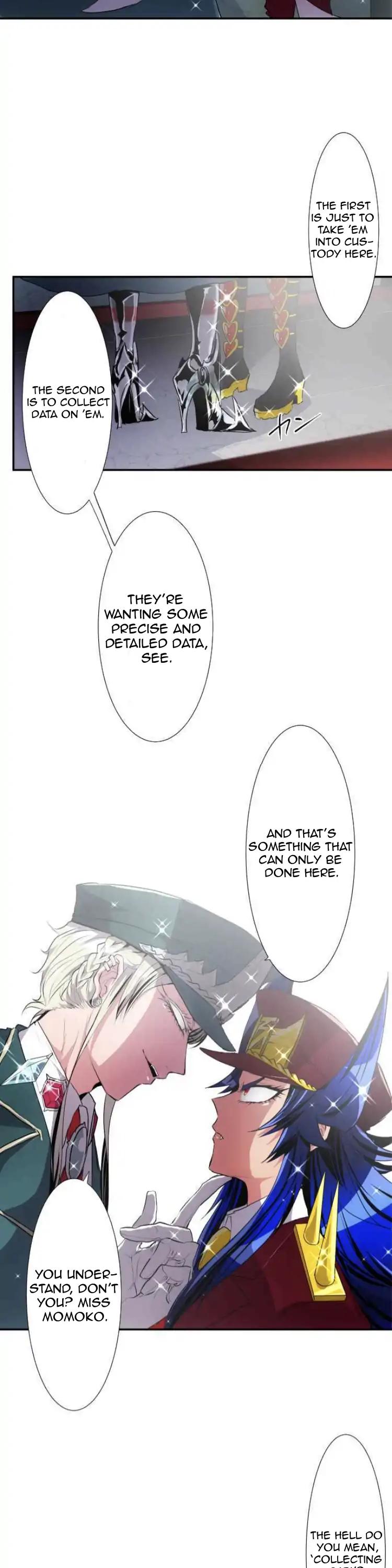 Nanbaka Chapter 171 page 19 - Chapter 171: Glass Shin VS. Demon Momoko