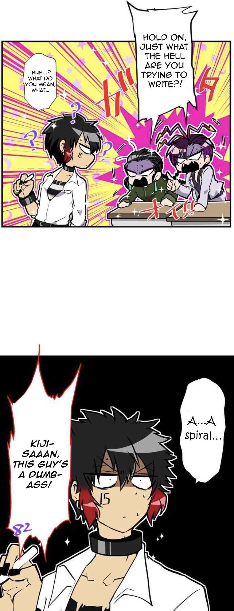 Nanbaka Chapter 178.2 page 12 - Chapter 178.2: Battle to Determine the Number One Idiot (Part 2)