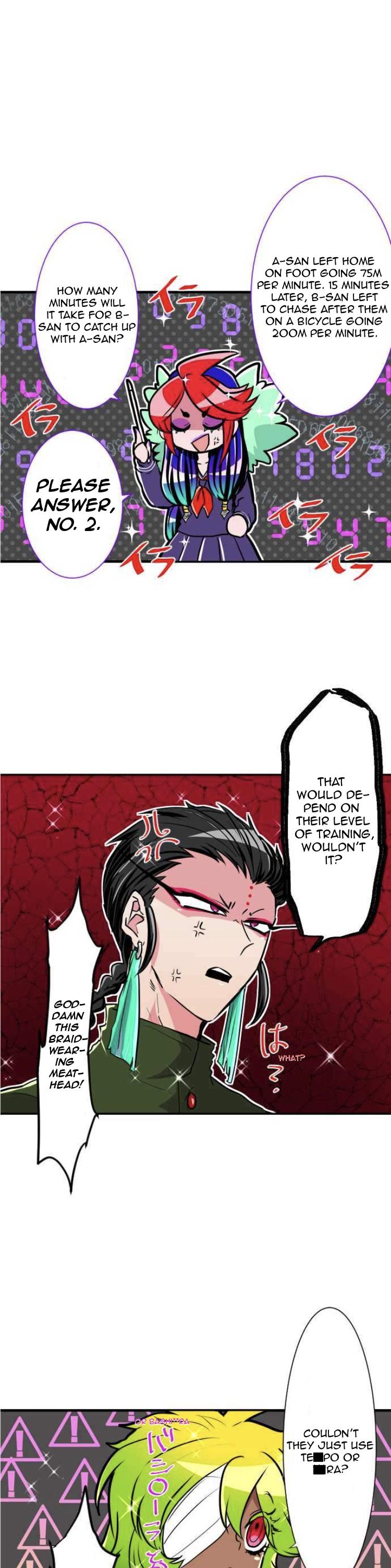 Nanbaka Chapter 178.2 page 18 - Chapter 178.2: Battle to Determine the Number One Idiot (Part 2)