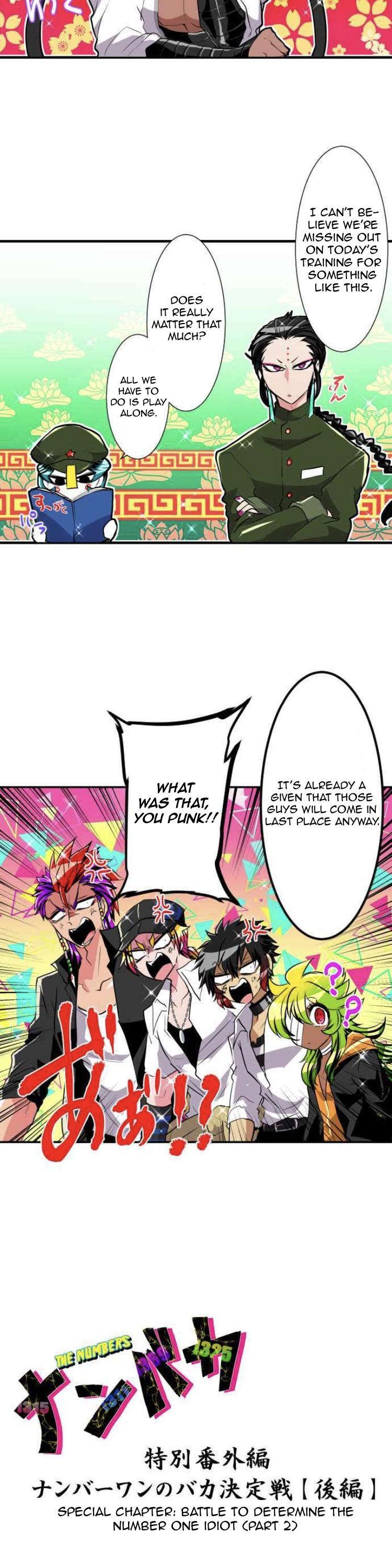 Nanbaka Chapter 178.2 page 3 - Chapter 178.2: Battle to Determine the Number One Idiot (Part 2)