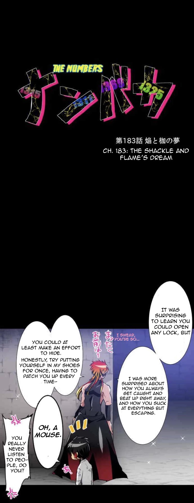 Nanbaka Chapter 183 page 5 - Chapter 183: The Shackle and Flame's Dream