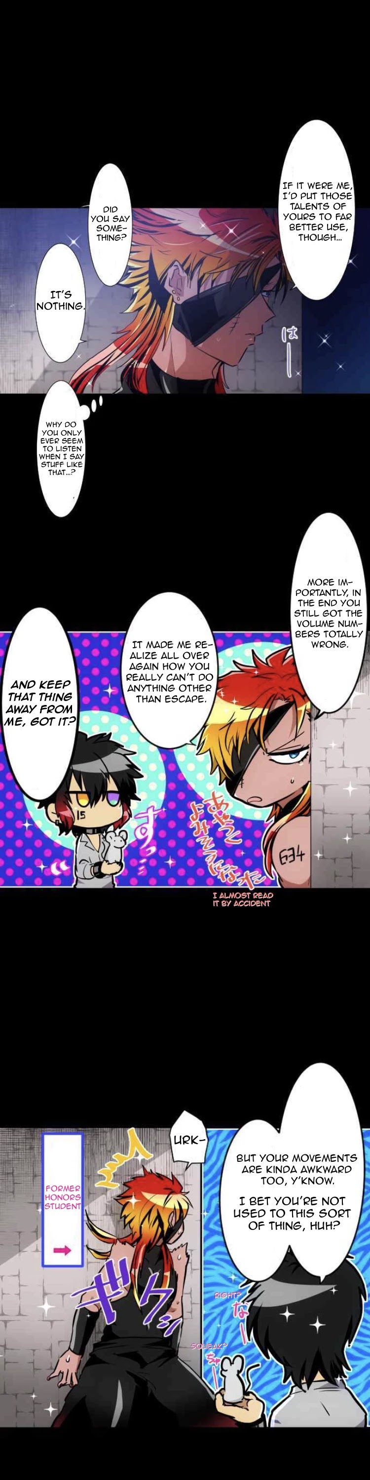 Nanbaka Chapter 183 page 6 - Chapter 183: The Shackle and Flame's Dream