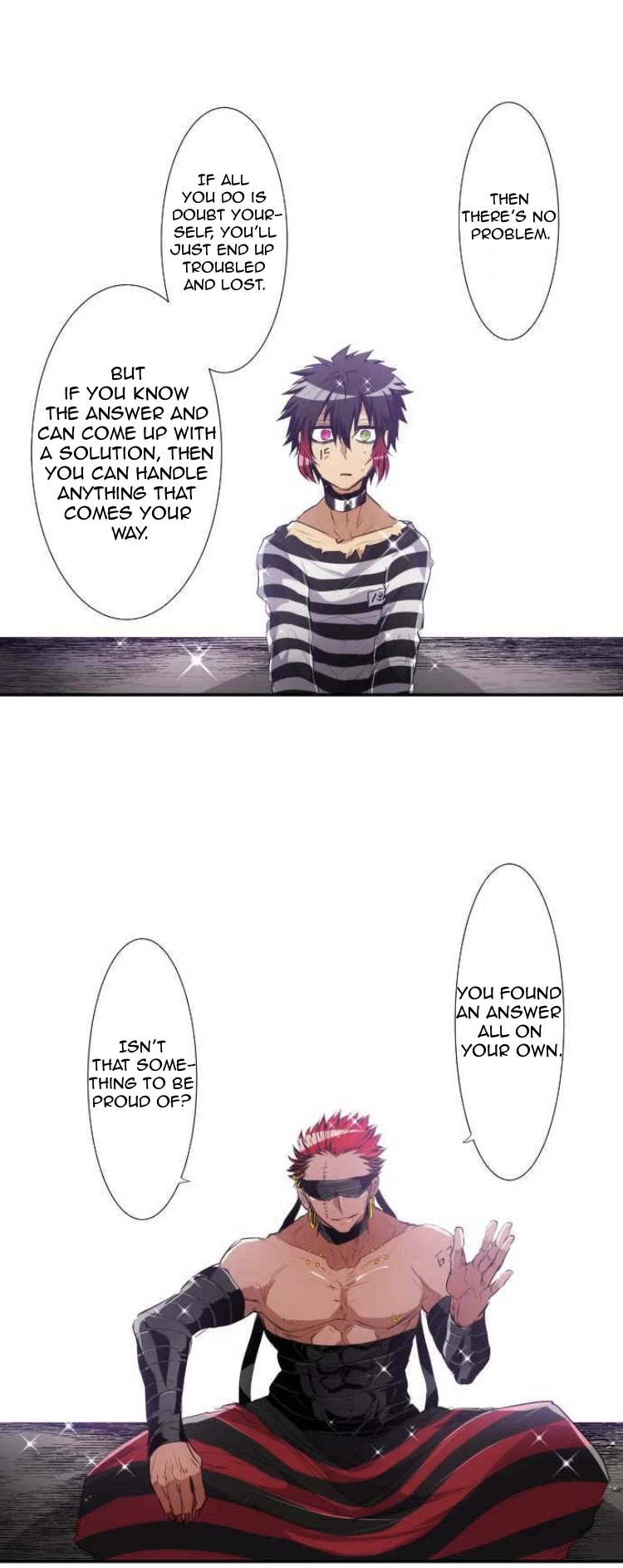 Nanbaka Chapter 187 page 16 - Chapter 187: Unwavering Gaze