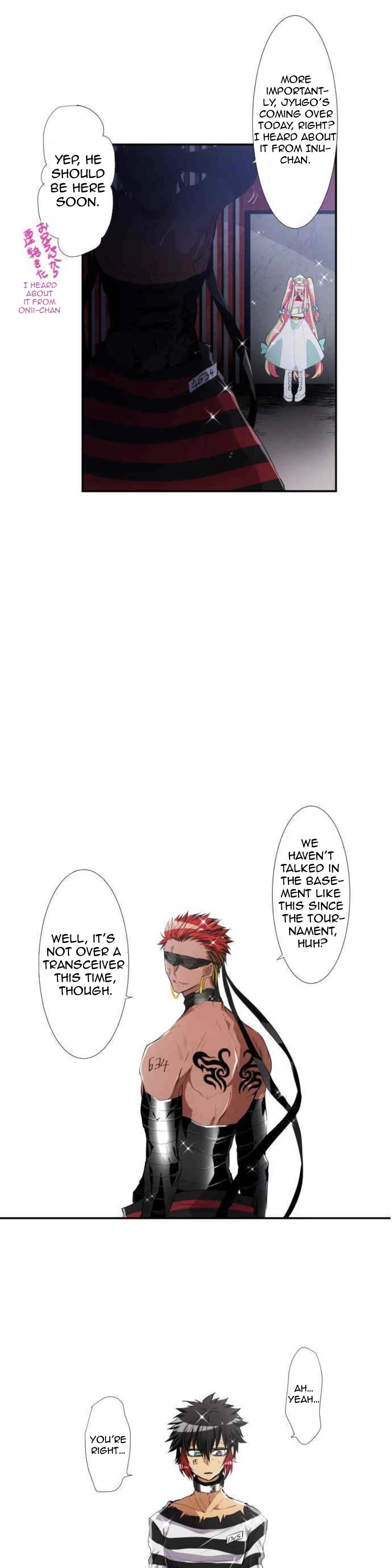 Nanbaka Chapter 187 page 6 - Chapter 187: Unwavering Gaze