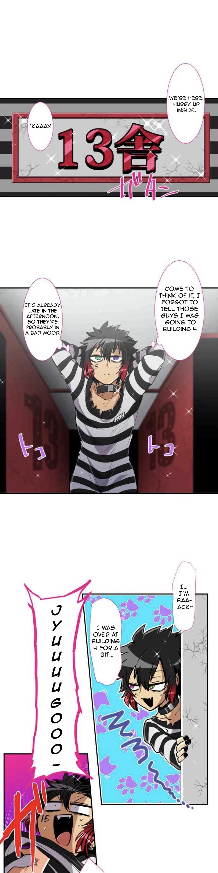 Nanbaka Chapter 189 page 2 - Chapter 189: Riotous Cell 13