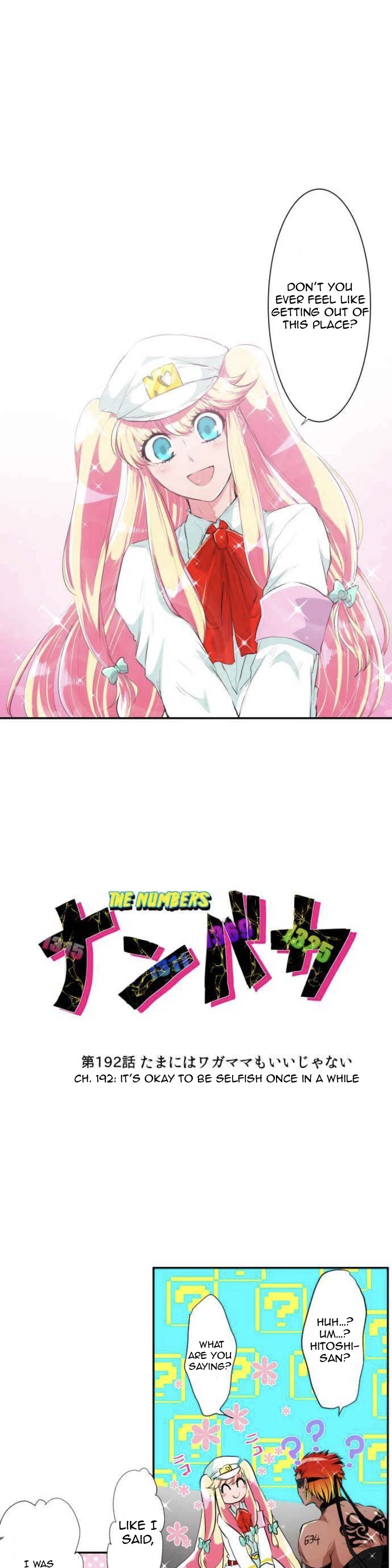 Nanbaka Chapter 192 page 2 - Chapter 192: It's Okay to Be Selfish Once in a While