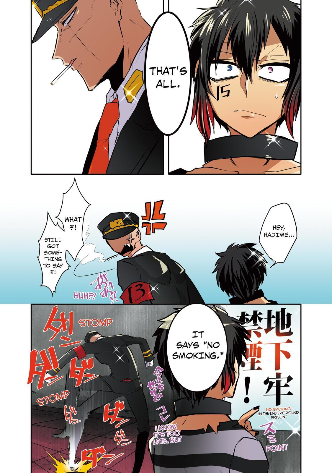 Nanbaka Chapter 37 page 8 - Chapter 37: Once More, I'm in Your Care