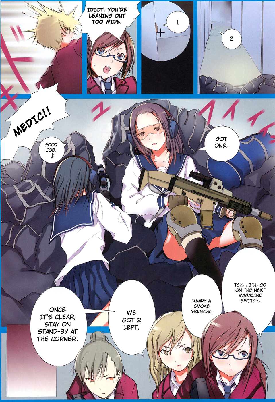 Nanboku Seitokai Sensou Chapter 0.2 page 11 - Chapter 0 v2 : [Oneshot]