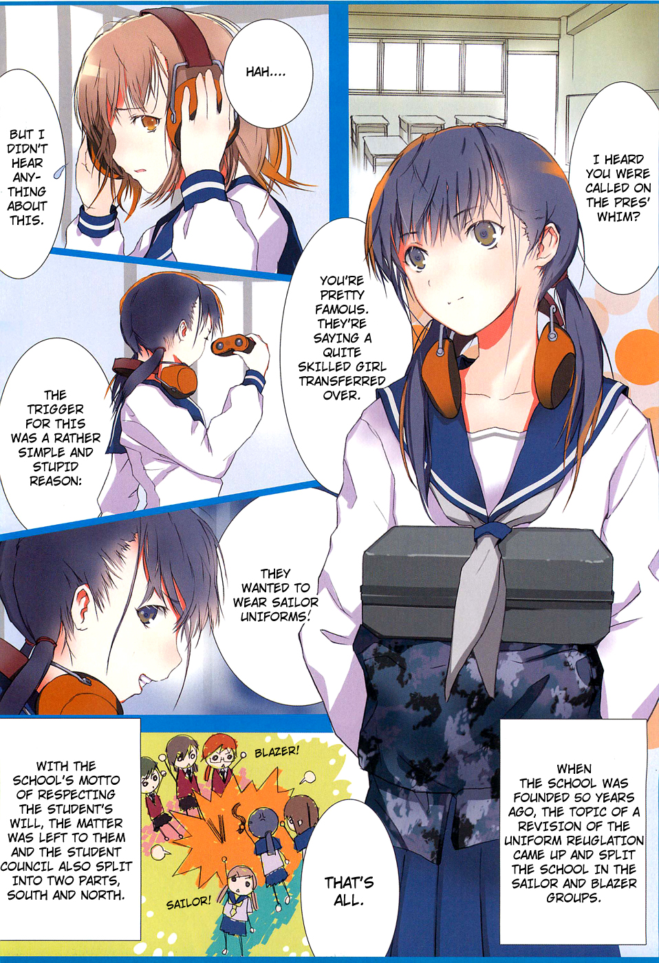 Nanboku Seitokai Sensou Chapter 0.2 page 8 - Chapter 0 v2 : [Oneshot]