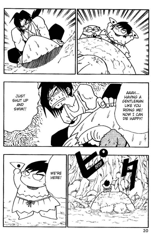 Nangoku Shounen Papuwa-kun Chapter 19 page 18 - Chapter 19: Wish Granted!? Wait for Me Kotaro!!!