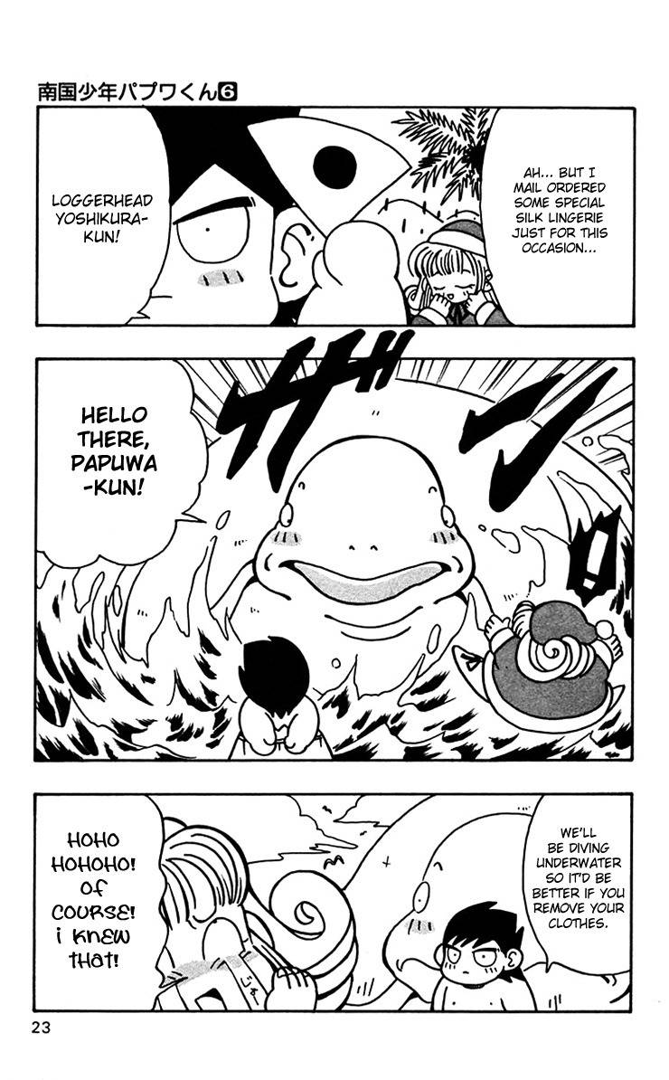Nangoku Shounen Papuwa-kun Chapter 43 page 24 - Chapter 43: Birthplace At the Bottom of the Sea