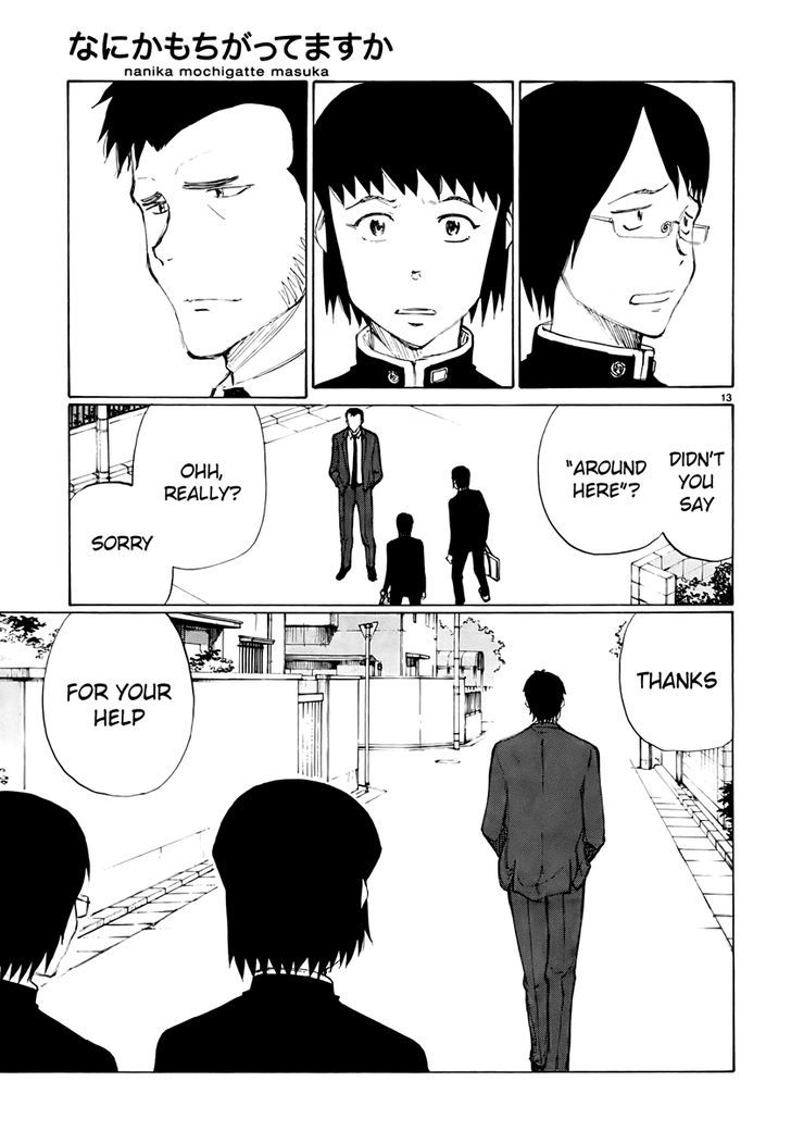 Nanika Mochigattemasu ka Chapter 16 page 13 - Chapter 16 : A Wise Man Stays Close to Danger
