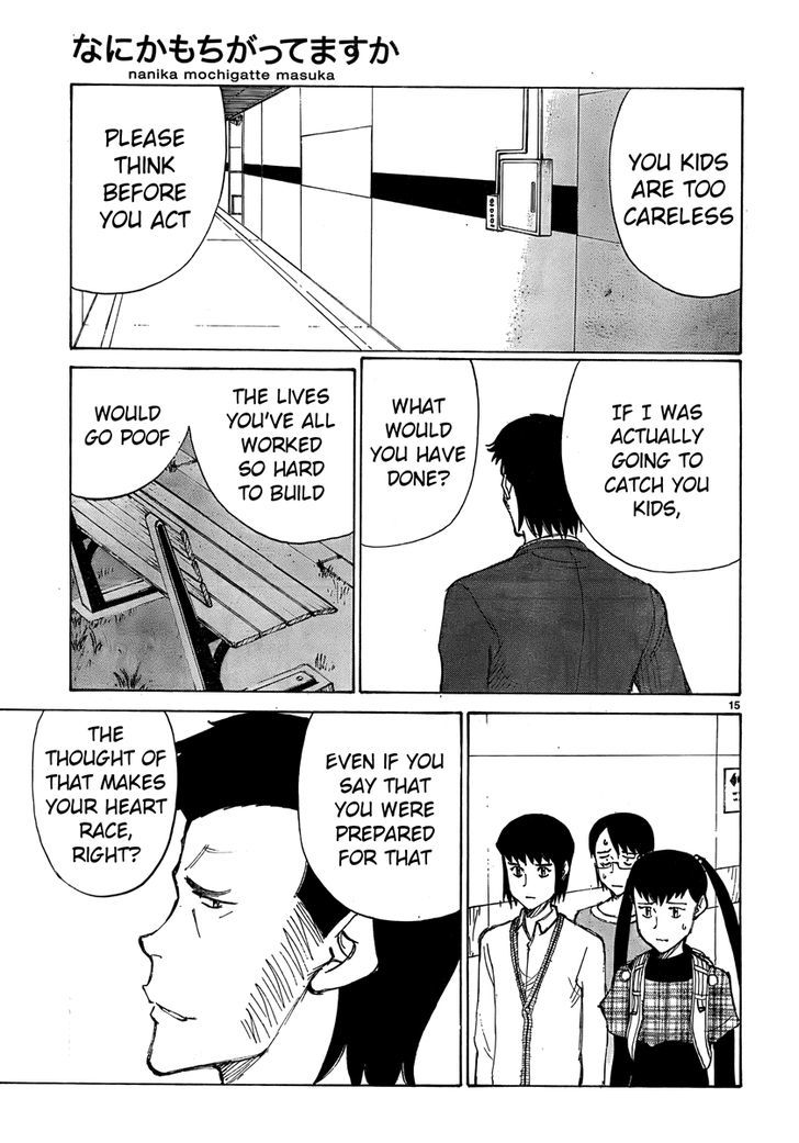 Nanika Mochigattemasu ka Chapter 17 page 15 - Chapter 17 : Four to Fix the World