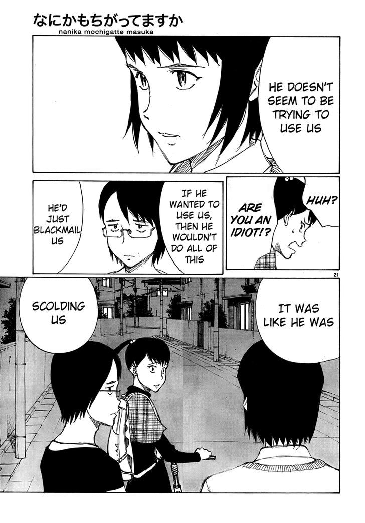 Nanika Mochigattemasu ka Chapter 17 page 21 - Chapter 17 : Four to Fix the World