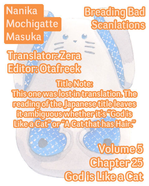 Nanika Mochigattemasu ka Chapter 25 page 36 - Chapter 25 : God is Like a Cat