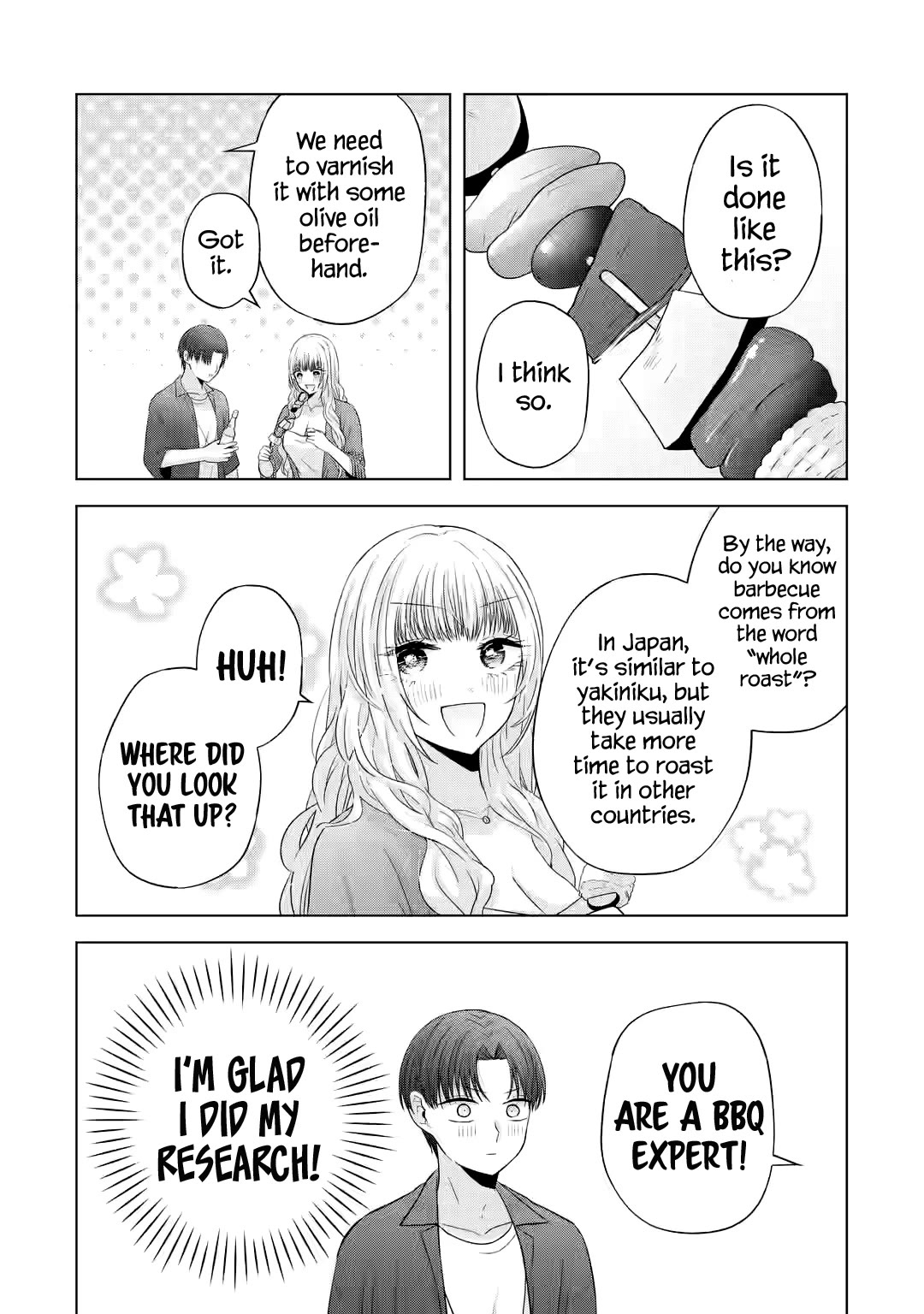 Nanjou-san Wants to Be Held by Me Chapter 11 page 19 - Chapter 11: Nanjou-san and barbecue
