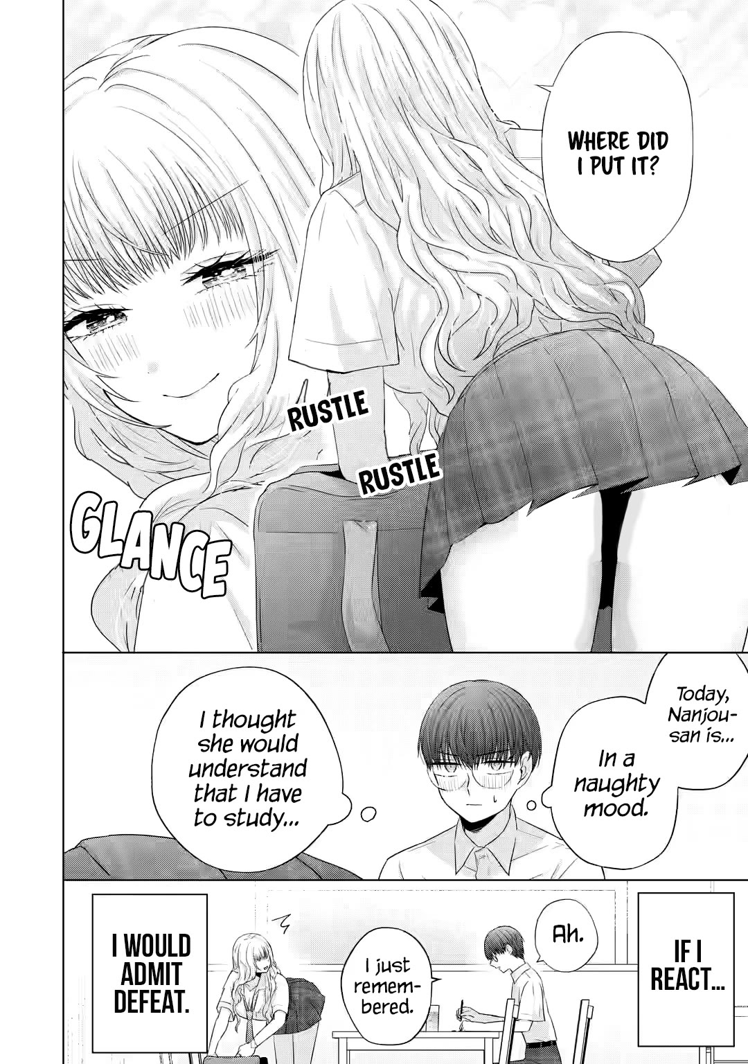 Nanjou-san Wants to Be Held by Me Chapter 13 page 23 - Chapter 13: Nanjou-san and studies