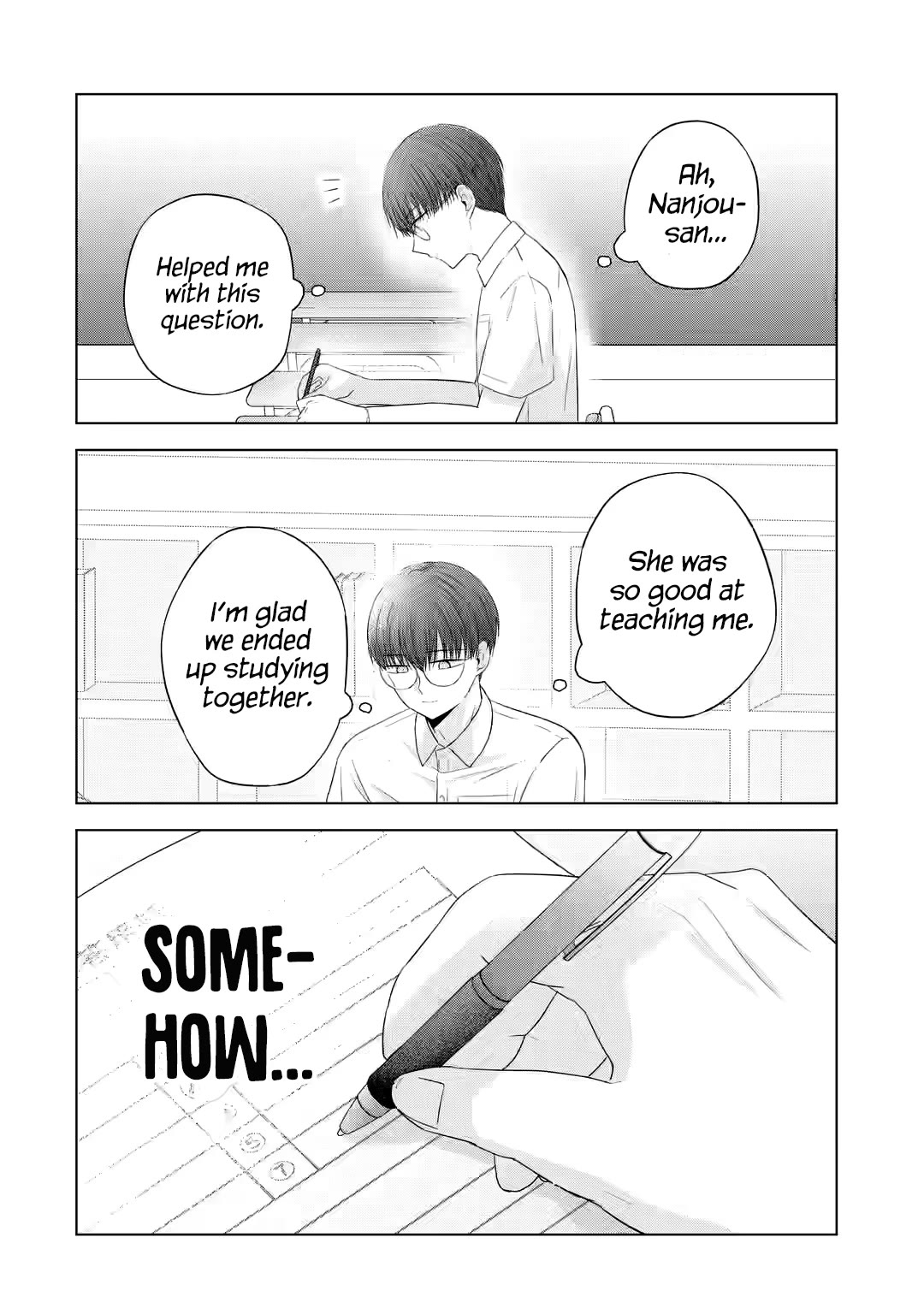 Nanjou-san Wants to Be Held by Me Chapter 13 page 49 - Chapter 13: Nanjou-san and studies