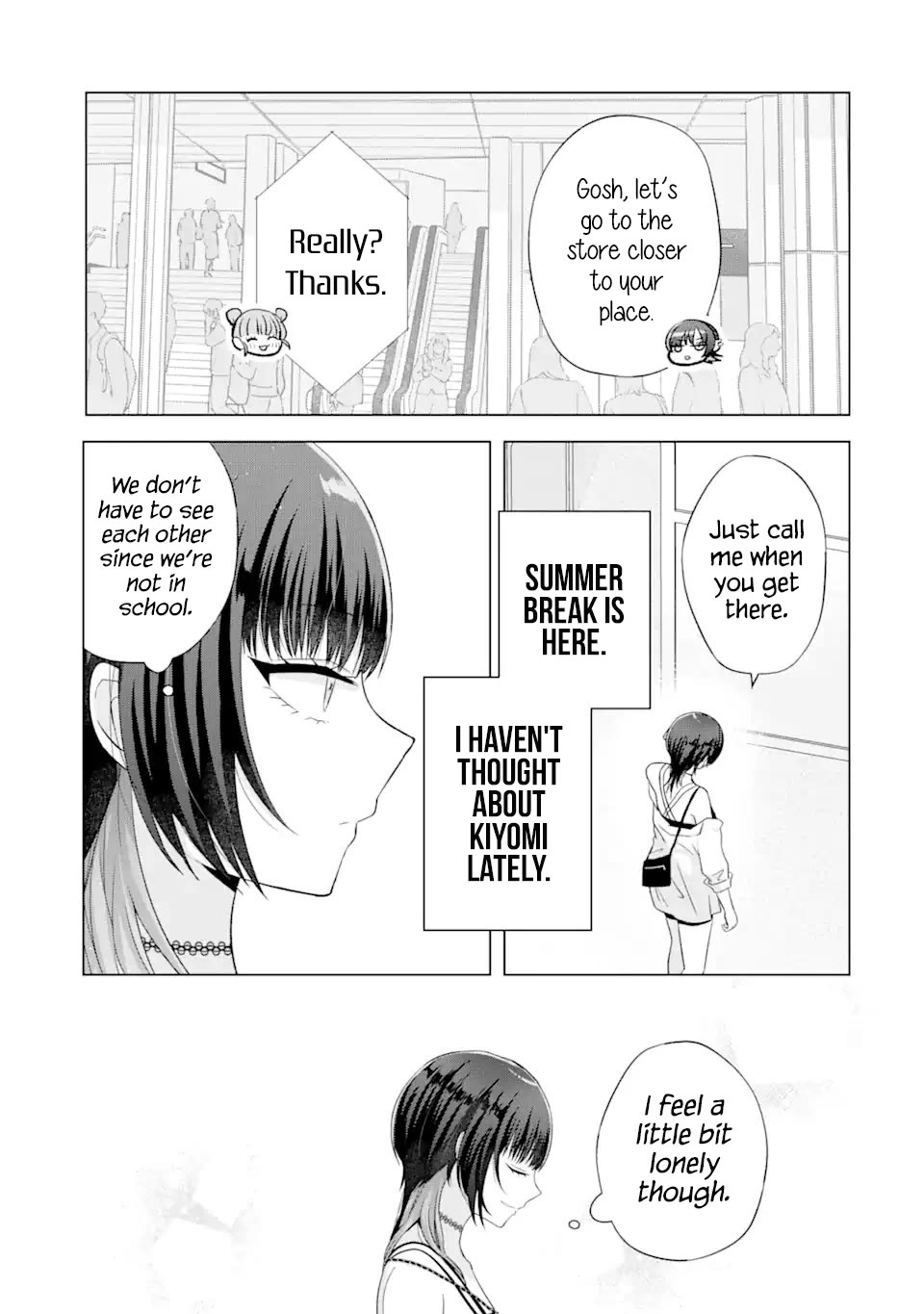 Nanjou-san Wants to Be Held by Me Chapter 17 page 14 - Chapter 17: Saiga-san is thinking