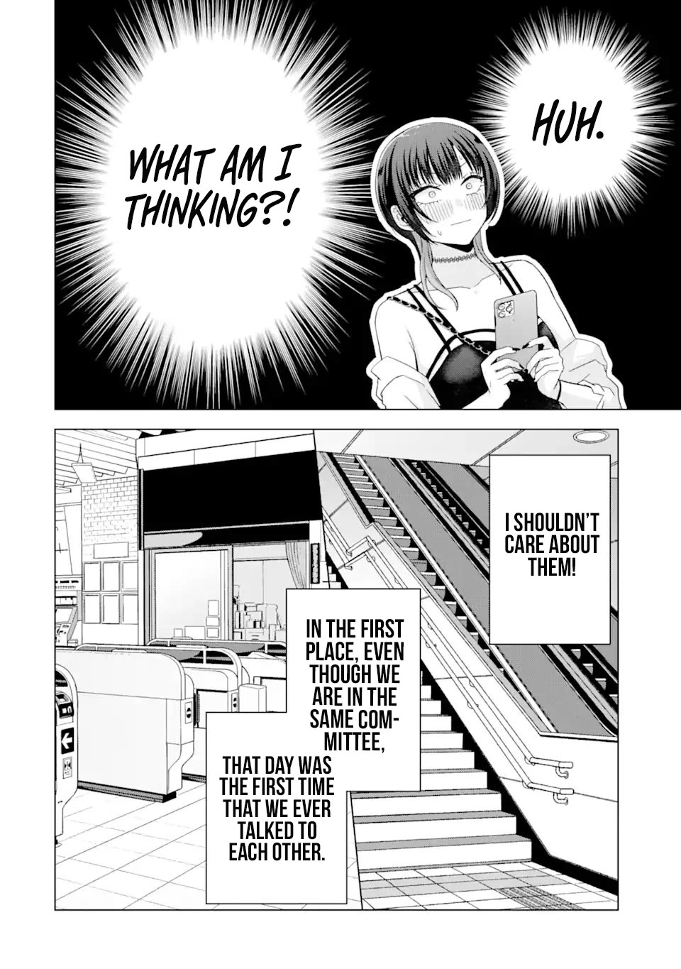Nanjou-san Wants to Be Held by Me Chapter 17 page 18 - Chapter 17: Saiga-san is thinking