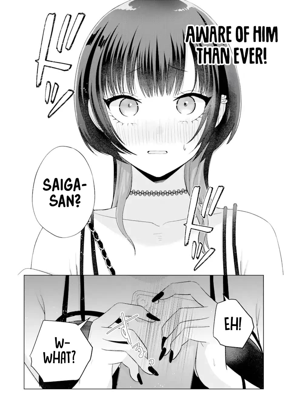 Nanjou-san Wants to Be Held by Me Chapter 17 page 28 - Chapter 17: Saiga-san is thinking