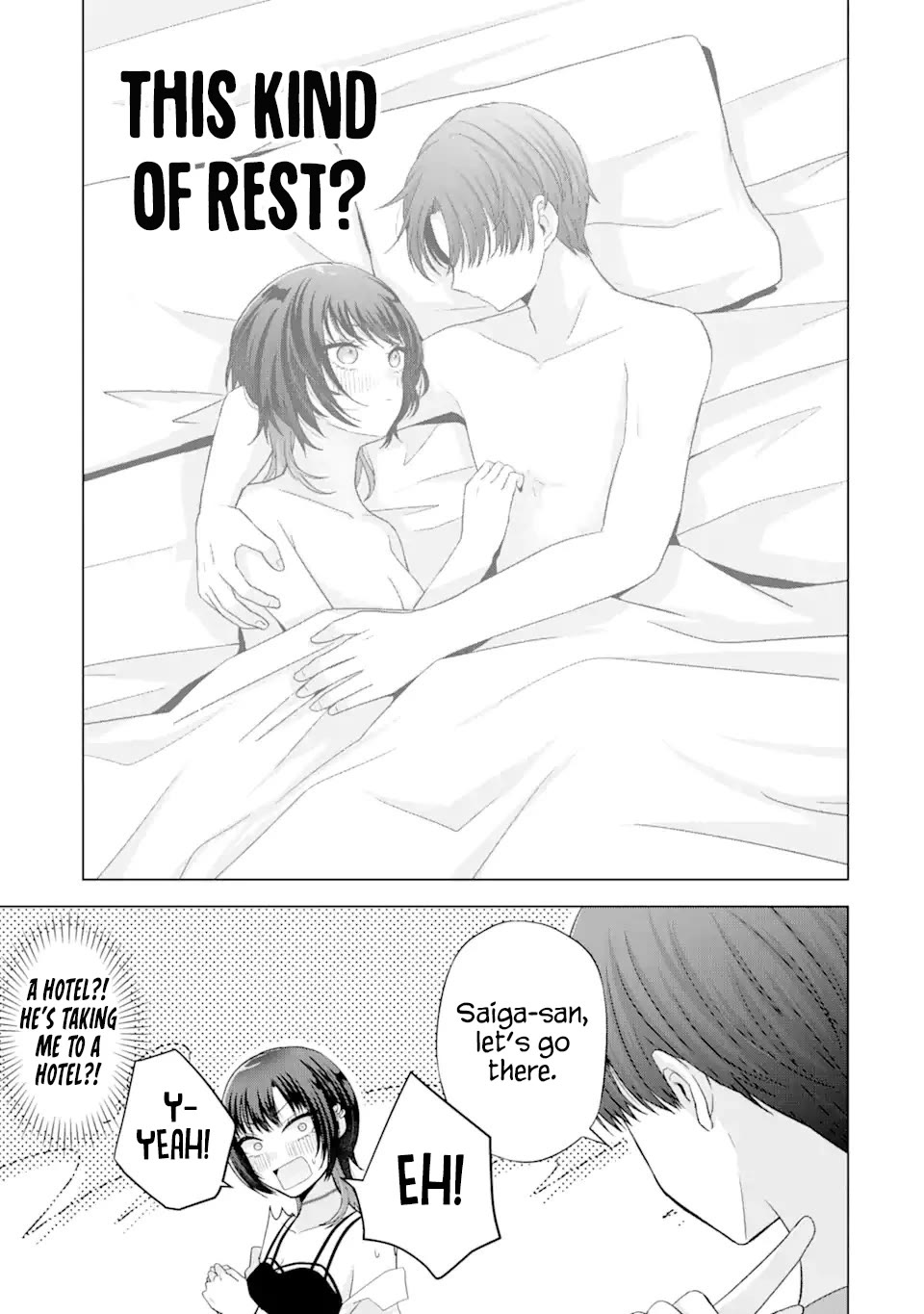 Nanjou-san Wants to Be Held by Me Chapter 17 page 37 - Chapter 17: Saiga-san is thinking