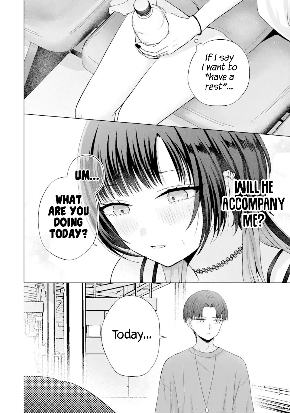 Nanjou-san Wants to Be Held by Me Chapter 17 page 42 - Chapter 17: Saiga-san is thinking