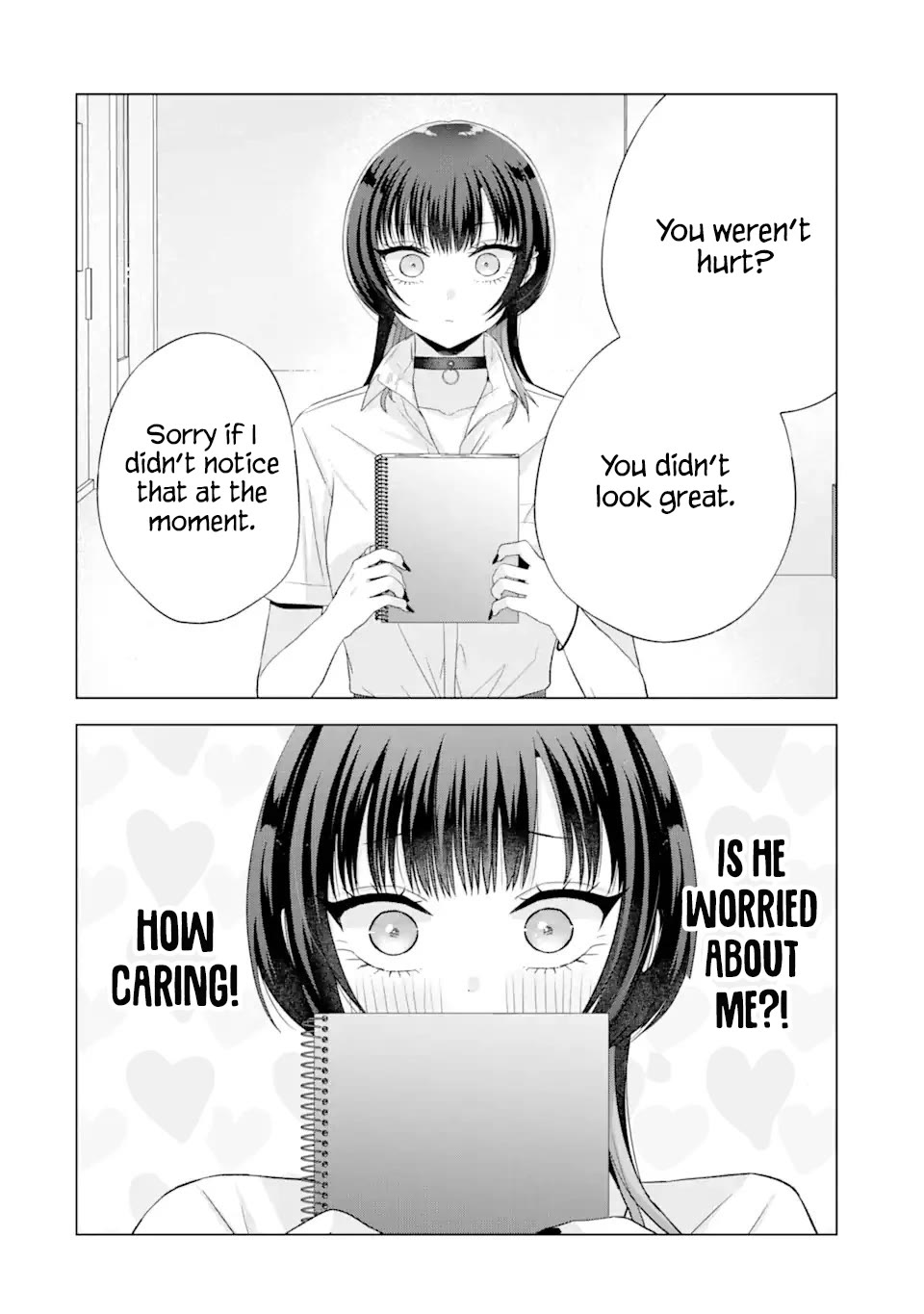 Nanjou-san Wants to Be Held by Me Chapter 17 page 9 - Chapter 17: Saiga-san is thinking