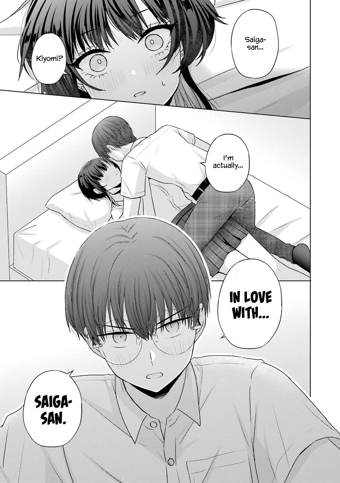 Nanjou-san Wants to Be Held by Me Chapter 25 page 1 - Chapter 25: Saiga-san is thinking again